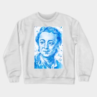 DENIS DIDEROT watercolor portrait Crewneck Sweatshirt